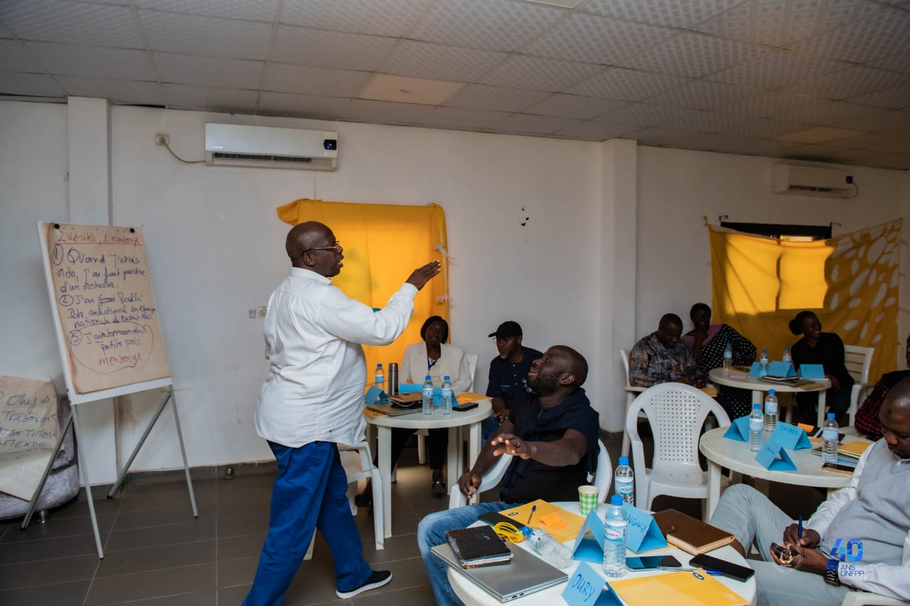 Atelier participatif en sous-groupes autour d'un paperboard